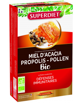 Miel Propóleo Polen Bio 20 Ampollas – 15 ml Superdiet