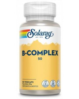 B-Complex 50  50 Cápsulas Solaray