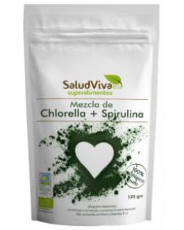 Chlorella Y Espirulina Mezcla En Polvo 125Gr. Bio