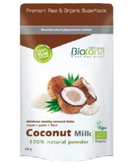 Coconut Milk Powder Leche De Coco Natual 200Gr Bio