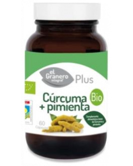 Curcuma Y Pimienta Bio 60Cap.