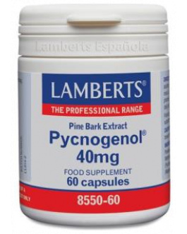 Pycnogenol 40 Mg.(Extracto De Pino Bark) 60 Cap.