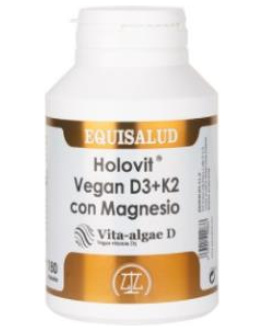 Holovit Vegan D3+K2 Con Magnesio 180Cap.