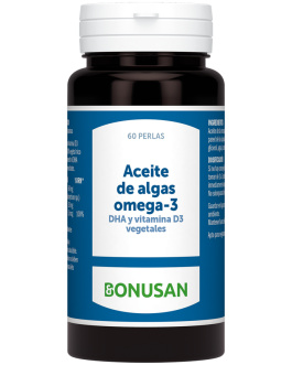 Bonusan Aceite de algas omega 3 – 60 Piezas- Bonusan