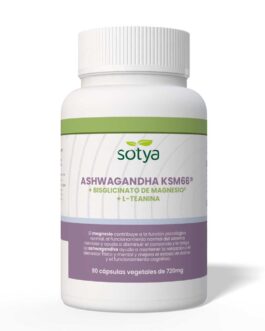 Ashwagandha KSM66 + Bisglicinato + L Teanina 720mg 90 Caps – SOTYA